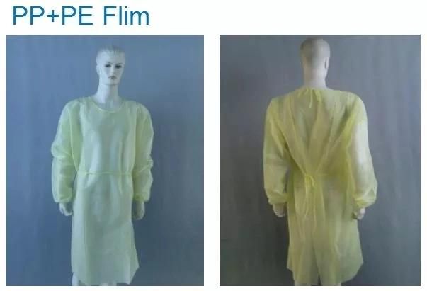SMS Surgical Gown Impervious Disposable Gown for Patients/ISO, High Protective SMS Sterile Disposable Surgical Gownview Larger Imagesms Surgical Gown Im