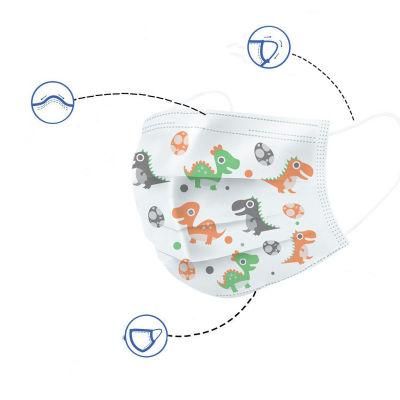 Child Use Pink Color En 14683 Type Iir Face Mask