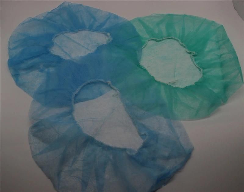 Nonwoven Disposable Bouffant Cap, Disposable Round Cap, Surgical Cap