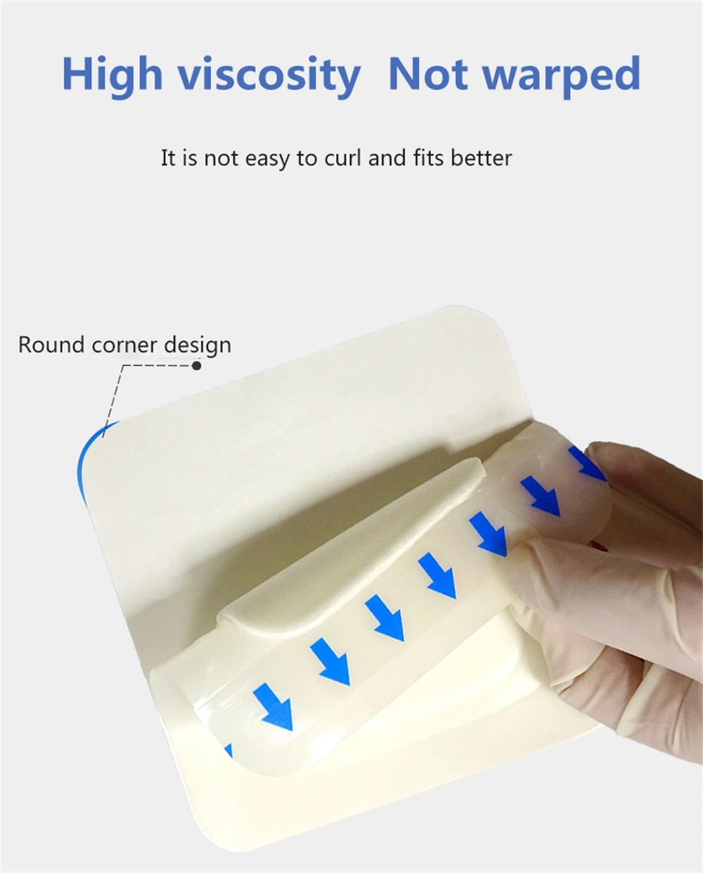 Anti-Bacteria Waterproof Absorb Heavy Exudate and Retain Well Second Burn Silicone Foam Dressing