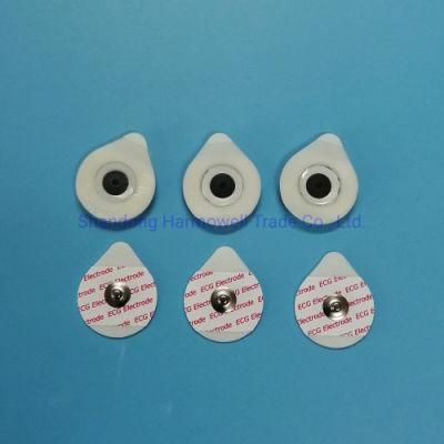 Medical Supplies Disposable Teardrop ECG Electrode