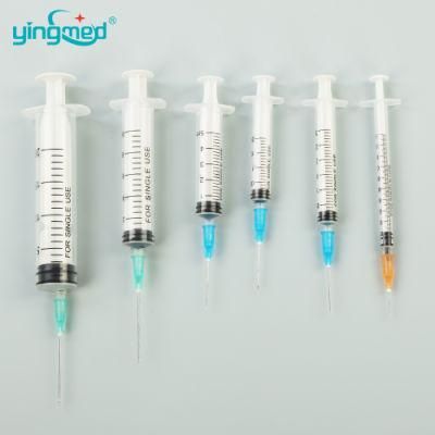 Medical Disposable Plastic Luer Lock 1ml 2ml 3ml 5ml 10ml 20ml 50ml Syringe