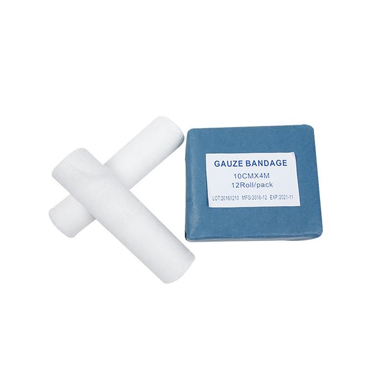 First Aid Medical Surgical Supply Absorbent 100% Cotton Gauze Roll Bandage