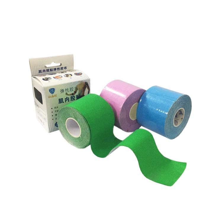 Physiotherapy Synthetic Strip Kinesiology Sport Tape Waterproof Kinesio Tape Elastic Strong Bandage Tape