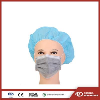 High Quality Comfortable Black 4 Ply Non-Woven Face Mouth Active Carbon Face Shield