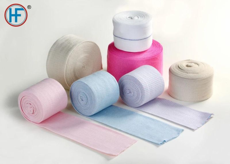 Mdr CE Approved Factory Direct Sale Tubular Gauze Bandage with Seamless Knit Tubular Construction