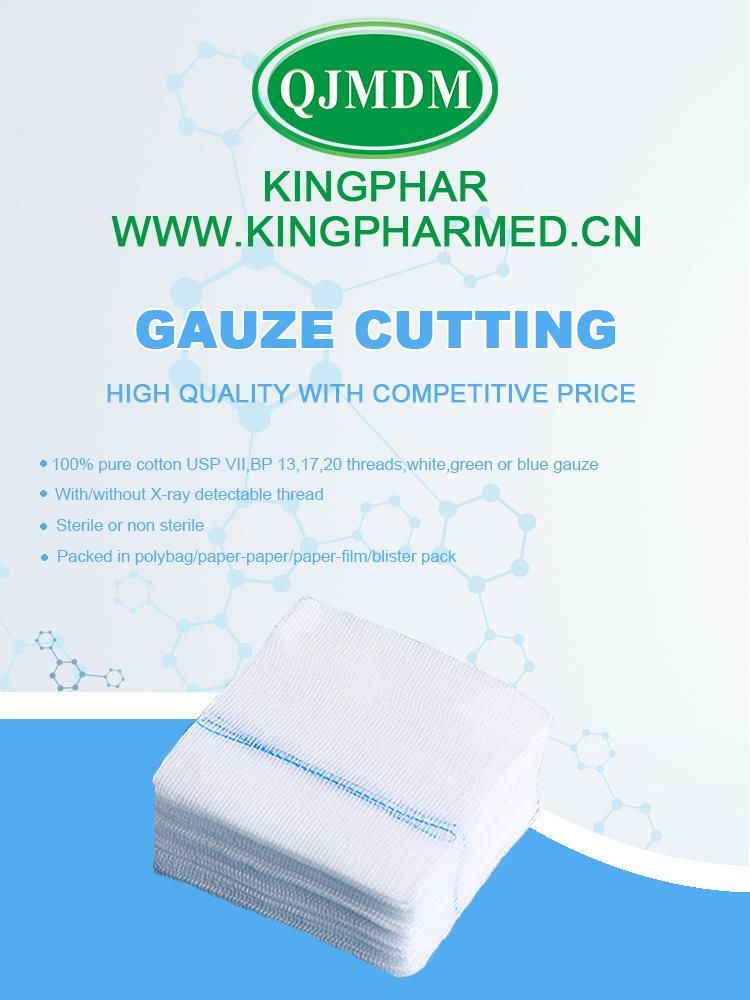 Disposable Factory Manufactured Dental Non-Sterile Medical Gauze Swabs (Gauze Sponges) with Good Quality and Competitive Price Hospital