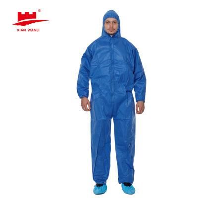 High Quality Multi Color Single Use Breathable Cheap Non Woven Coverall