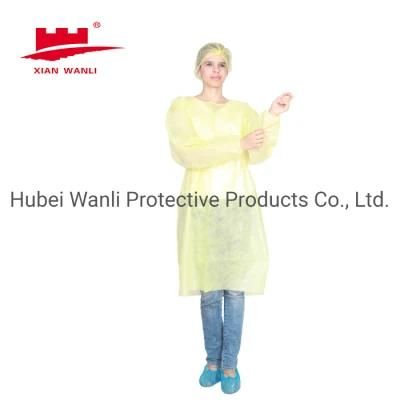 Non Woven Liquid Resistance Gown Protective Clothing Gown Against Chemicals