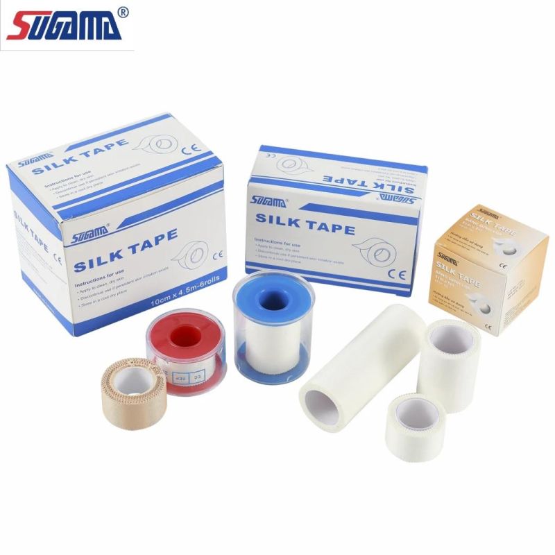 Medical Device Surgical Silk Tape White Adhesive Tape