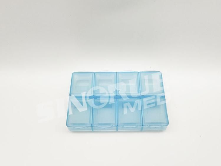 Home Use 8 Case Transparent Plastic Pill Box