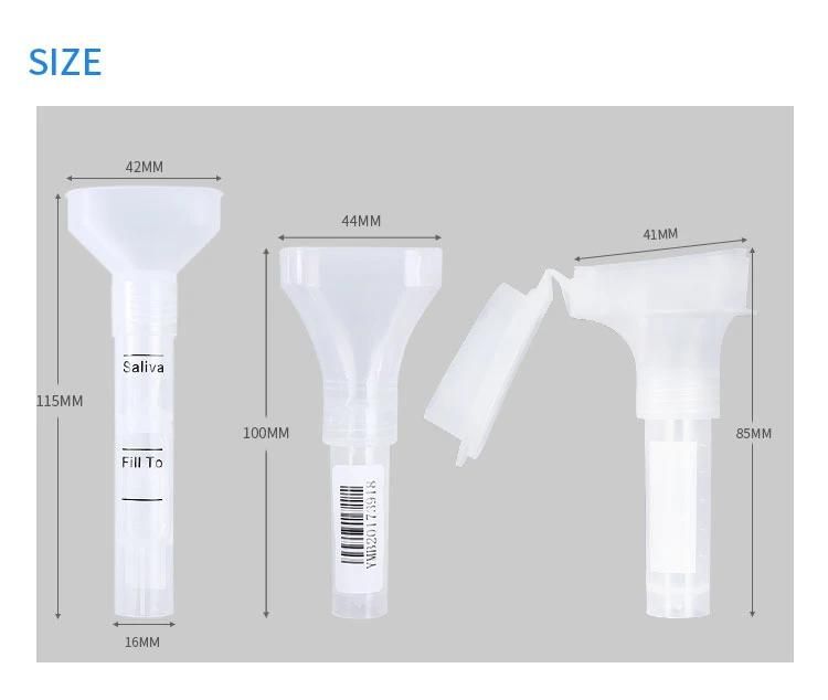 High Quality DNA Genetic Testing Sampling Saliva Collector Kit