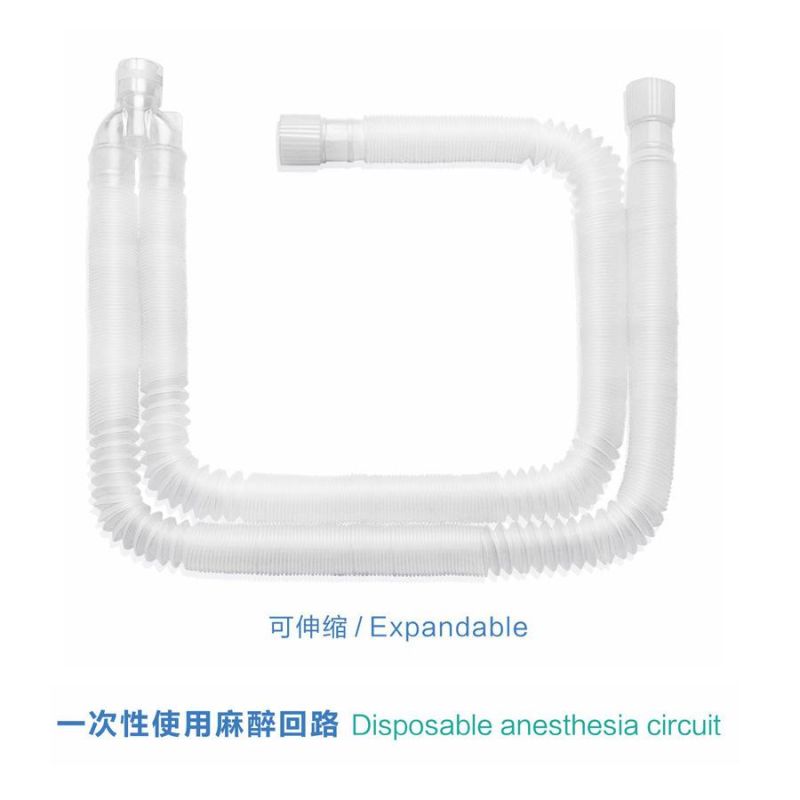Machine Tube Set Anesthesia Threaded Extension Tube Breathing Circuit