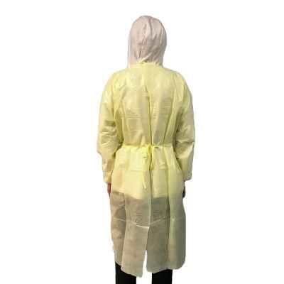 ASTM F1670 Isolation Gown Disposable Level 1 Waterproof Isolation Gowns