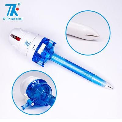 Safe Medical Disposable Bladed Trocar Dual Cannulas 12mm