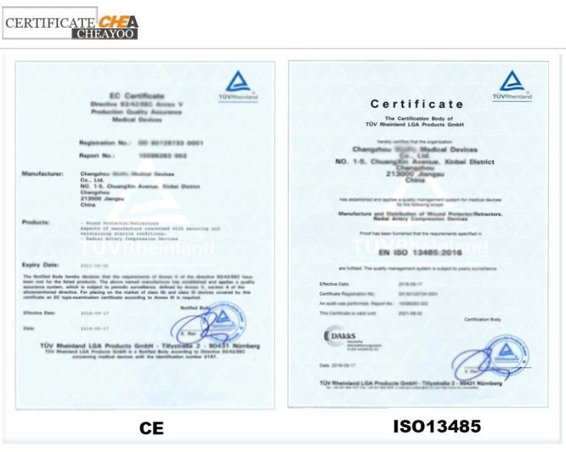 Tr Band Hemostasisfor Puncture Site with Ce Mark