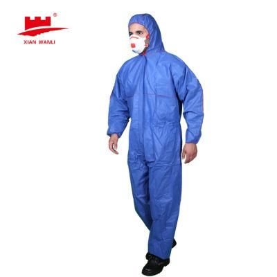 High Quality Cheap Disposable Coveralls 40GSM Blue or White Color Made in Vietnam Product