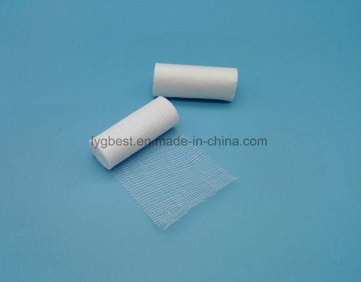 100% Disposable Medical Supply Gauze Bandage Roll with FDA Ce ISO Certificates