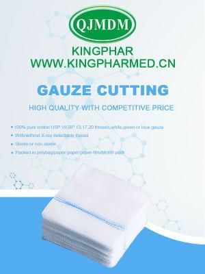Non Sterile Gauze Swabs (Pack of 100) Highly Absorbent Disposable Gauze Pads Pre-Washed 100% Cotton Skin Bleached Gauze Bandage