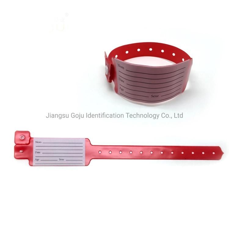 Waterproof Custom Wide Face Written-on Medical ID Bracelet