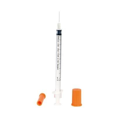 Auto Destruct Disable Automatic Disposable Medical Steroid Irrigation Insulin Syringe with Hypodermic Fixed Needle