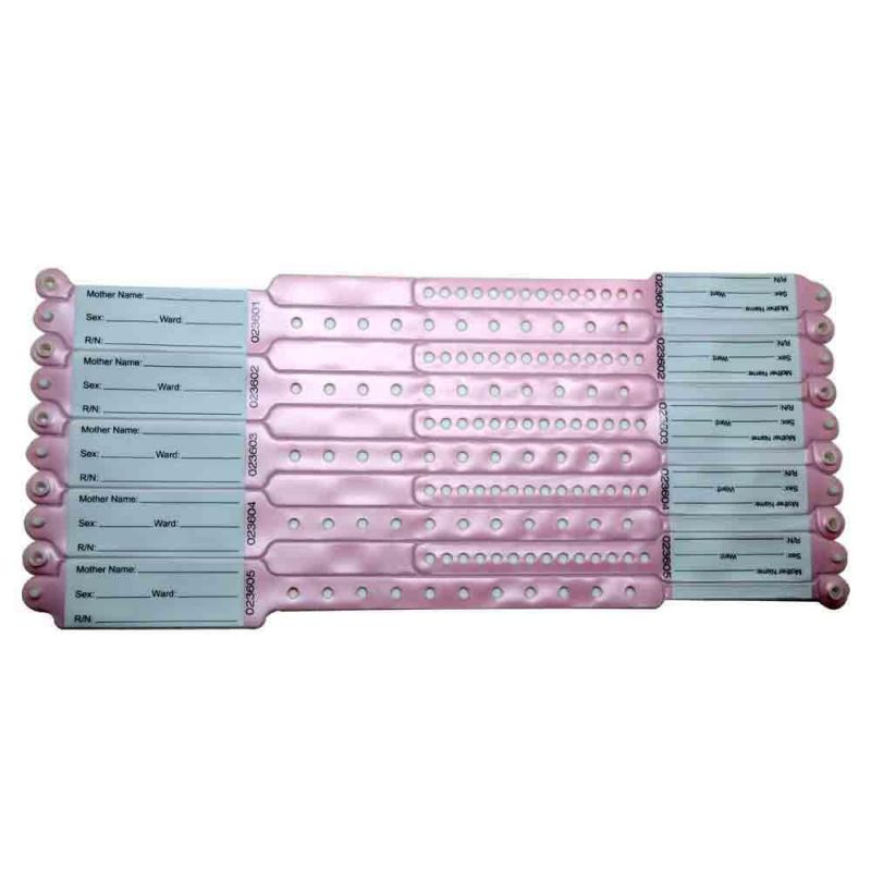 Custom Medical Hospital ID Bracelets for Hospital