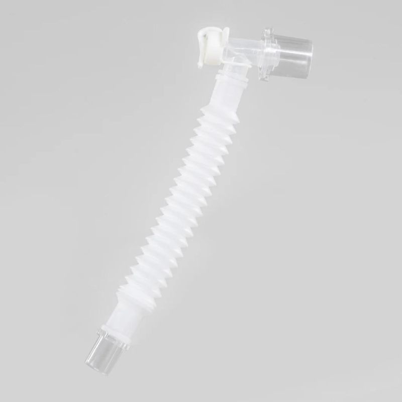 PVC Material Medical Corrugated Tubing Extension Chest Drainage Tube