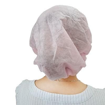 Non Woven Disposable Single/Double Elastic Mob Cap Clip Cap
