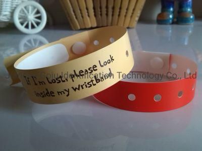PP Wristbands Paper Bracelet Events Wristbands