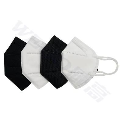 Factory Disposable Black Medical Protective KN95 Face Mask