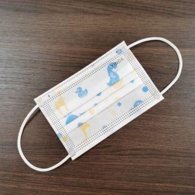Dinosaur Cartoon Printing Children Face Mask