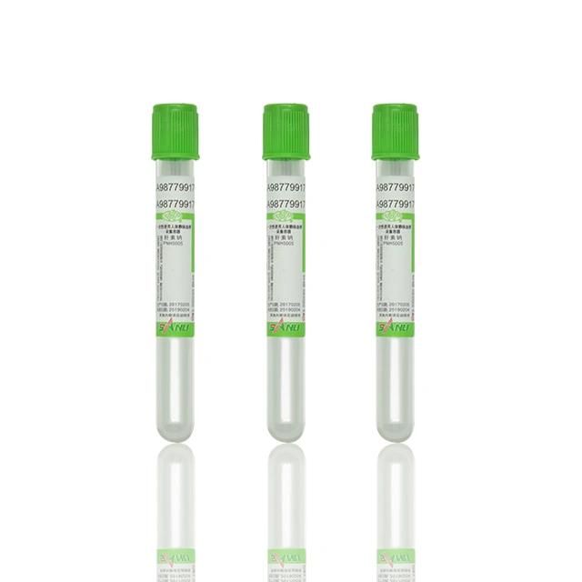 PP/PE or Glass with No Additive Plain Tube Vacuum Blood Collection Tube
