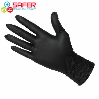 Nitrile Gloves Black Disposable Powder Free China