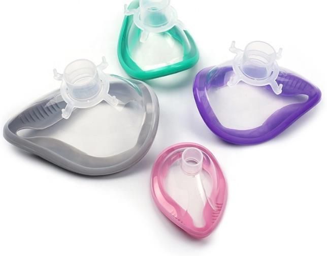 Disposable PVC-Free Medical Anaesthesia Oxygen Mask