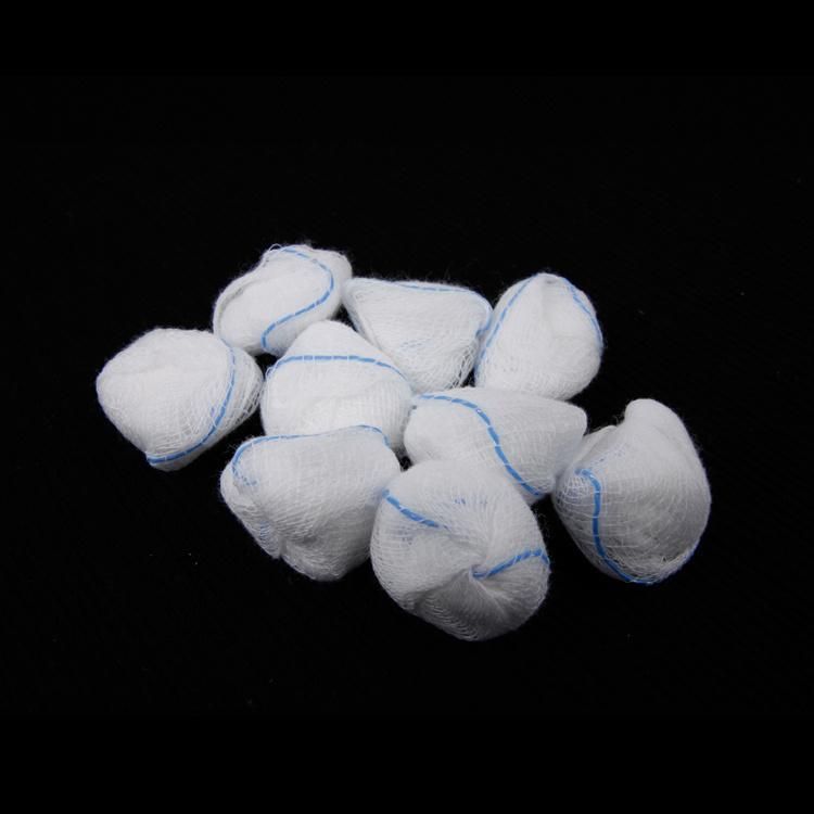 100% Bleached Cotton for Traditional Wound Care Absorbent Gauze Swabs