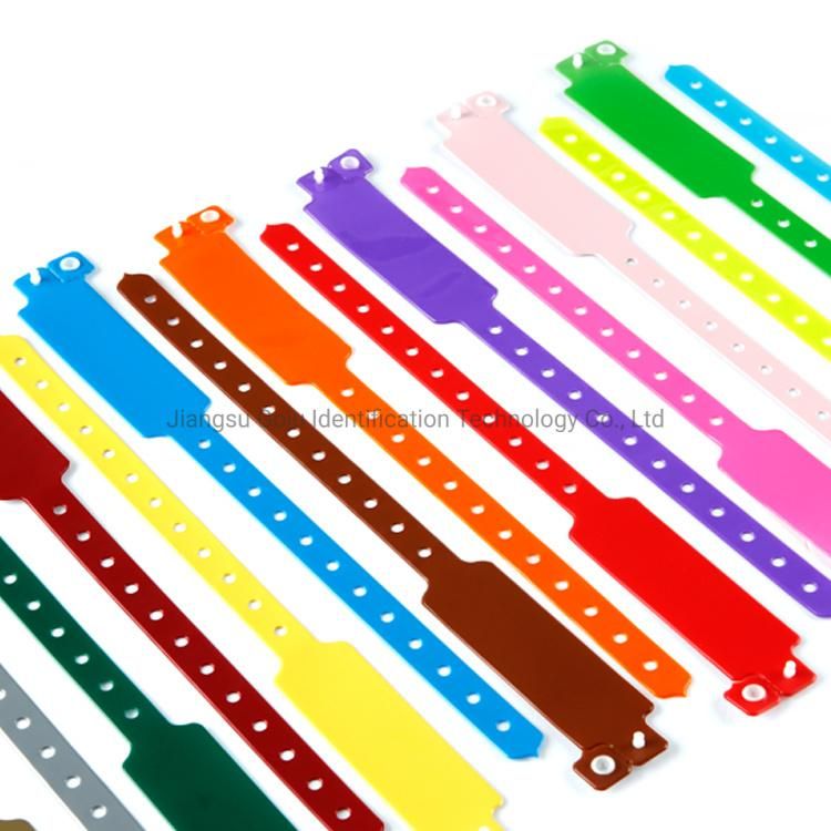 Vinyl Material Disposable Custom Event Vinyl ID Wristband