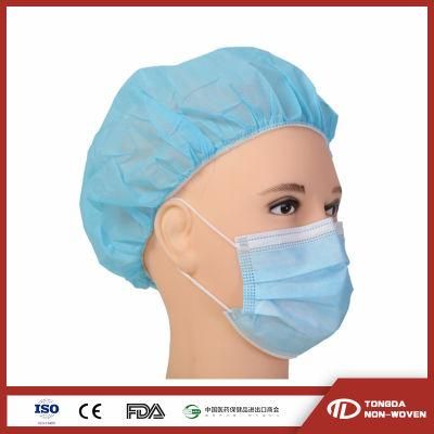 Disposable Face Masks Surgical 3-Ply Type Iir Mascarilla Desechable Melt-Blown Nonwoven Fabric in Middle Typeiir