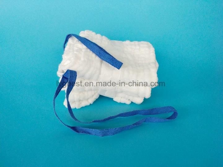 100% Cotton Absorbent Medical Sterile or Non-Sterile Gauze Lap Sponge