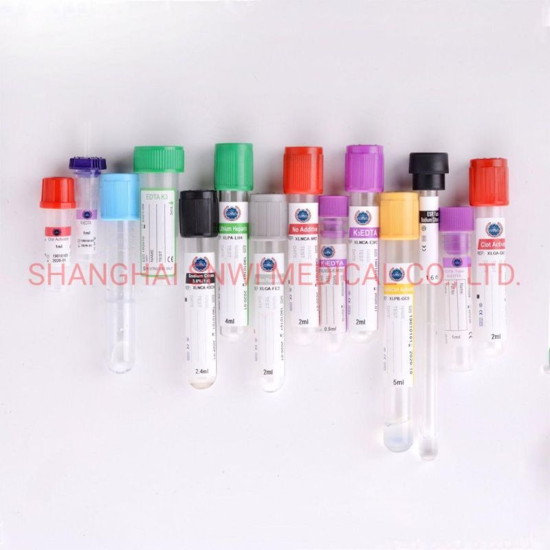 CE&ISO Certificated Manufacturer Disposable Medical Supplies Blood Collection Specimen Tube