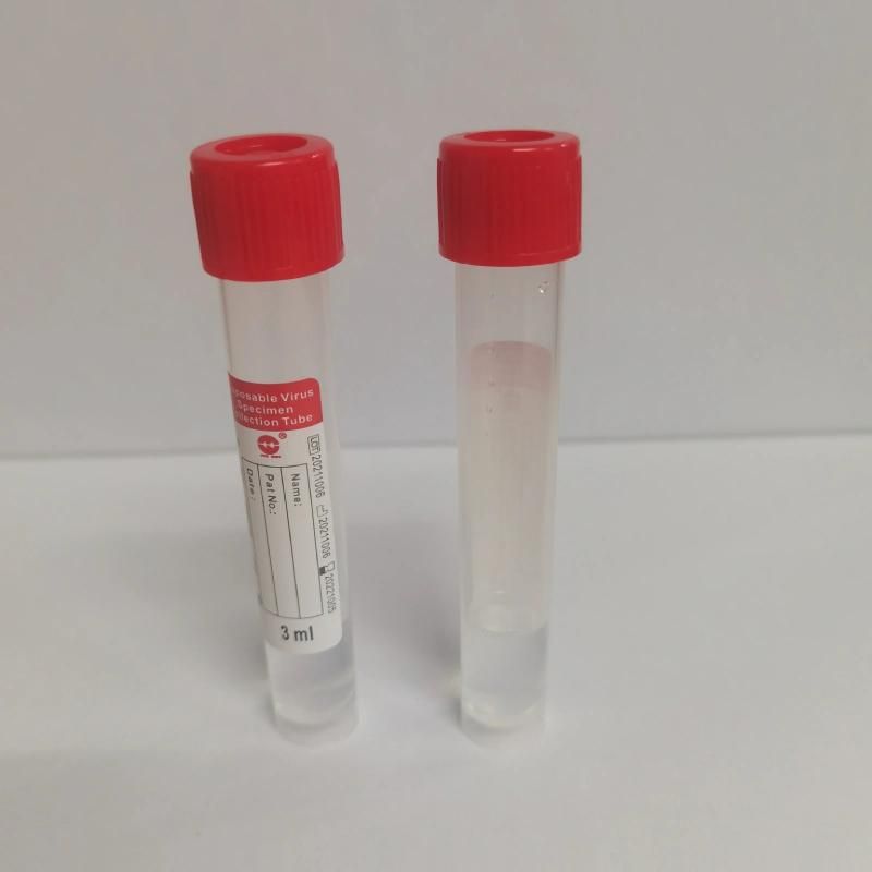 Medical Supply Disposable Inactivated Virus Specimen Collection Tube Nasal Oral Swab Vtm Sampling Kit