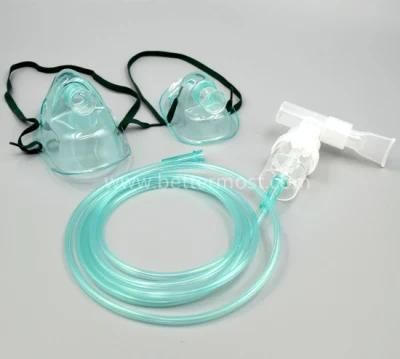 Disposable Medical High Quality PVC Mouthpiece Nebulizer Aerosol Nebulizer with Tube