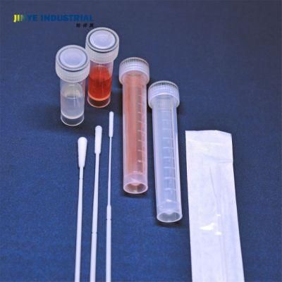 Disposable Medical Sterile Flocked Nylon Nasal Throat Sampling Swabs Sterile Specimen Collection