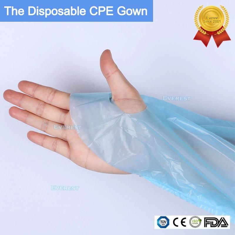 Polyethene Thumb Loop Isolation Gown
