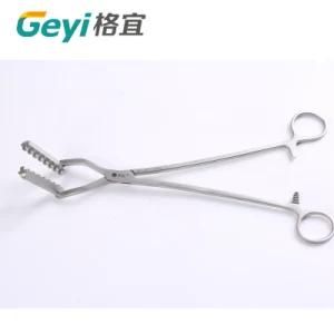 Reusable Medical Surgical Forceps 8 Teeth Purse Stitching Clamp