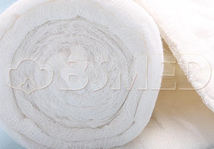 Competitive Price Bleached Absorbent Cotton Roll with Gauze for Hospital Use