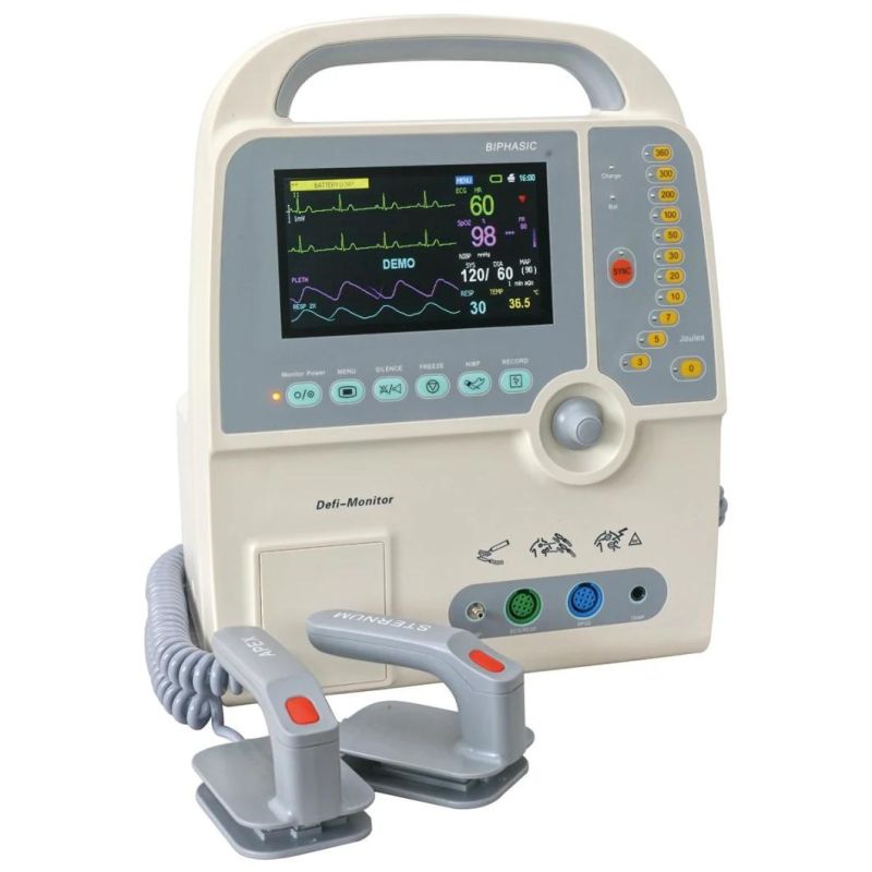 HD-8000A Biphasic Defibrillator Manual External Asynchronous Defibrillation Portable