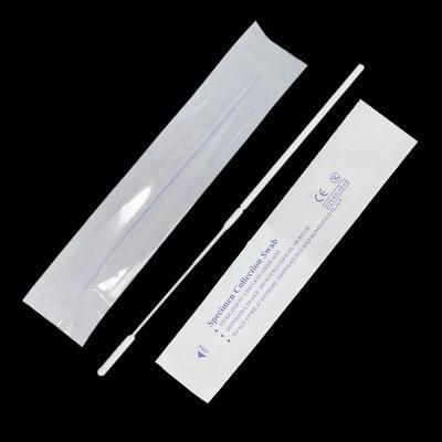 Medical Nasopharyngeal Swab Test Kit Sticks Disposable Sampling Flocked Anterior Nasal Throat Oral Swab