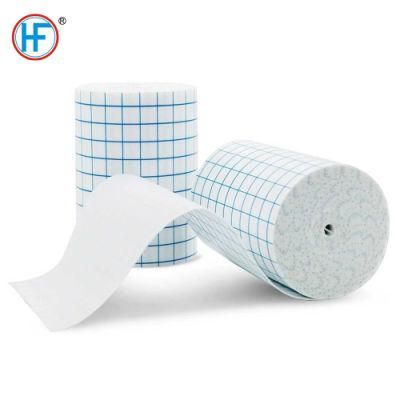 Mdr CE Approved Disposable Non-Woven Fabric Blue Latticed Tape for Medical Dressing