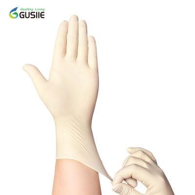 High Quality Disposable Yellow Latex/Nitrile Medical Examination Large Glove
