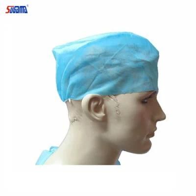 Workshop Cap Disposable Head Cap Non Woven Surgeon with Tie Different Size Bouffant Cap for Doctor or Nurse